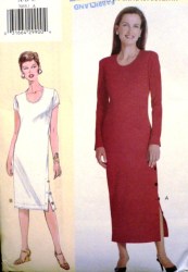7055  BETZINA STRT SIDE SLIT DRESS LENGTHS KNIT PATTERN ABC